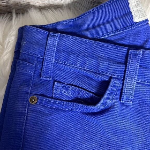Current/Elliott Royal Blue Skinny Crop Jeans Sz 25 - Picture 7 of 7